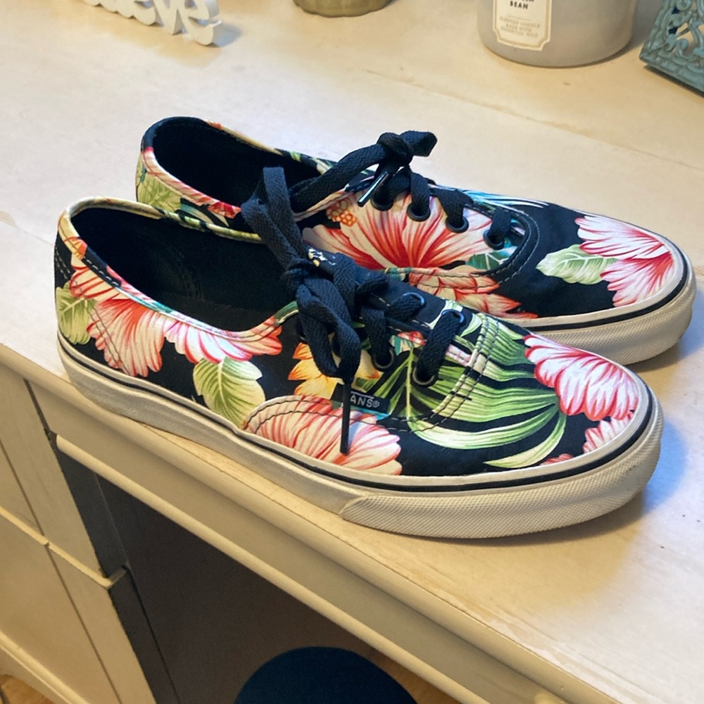 Vans floral sneakers